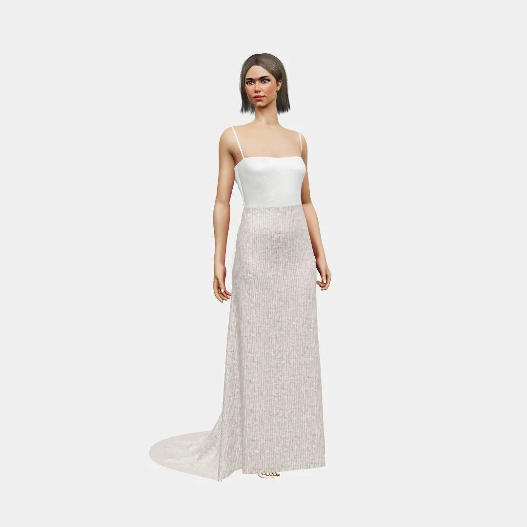 Bandeau and ties   column