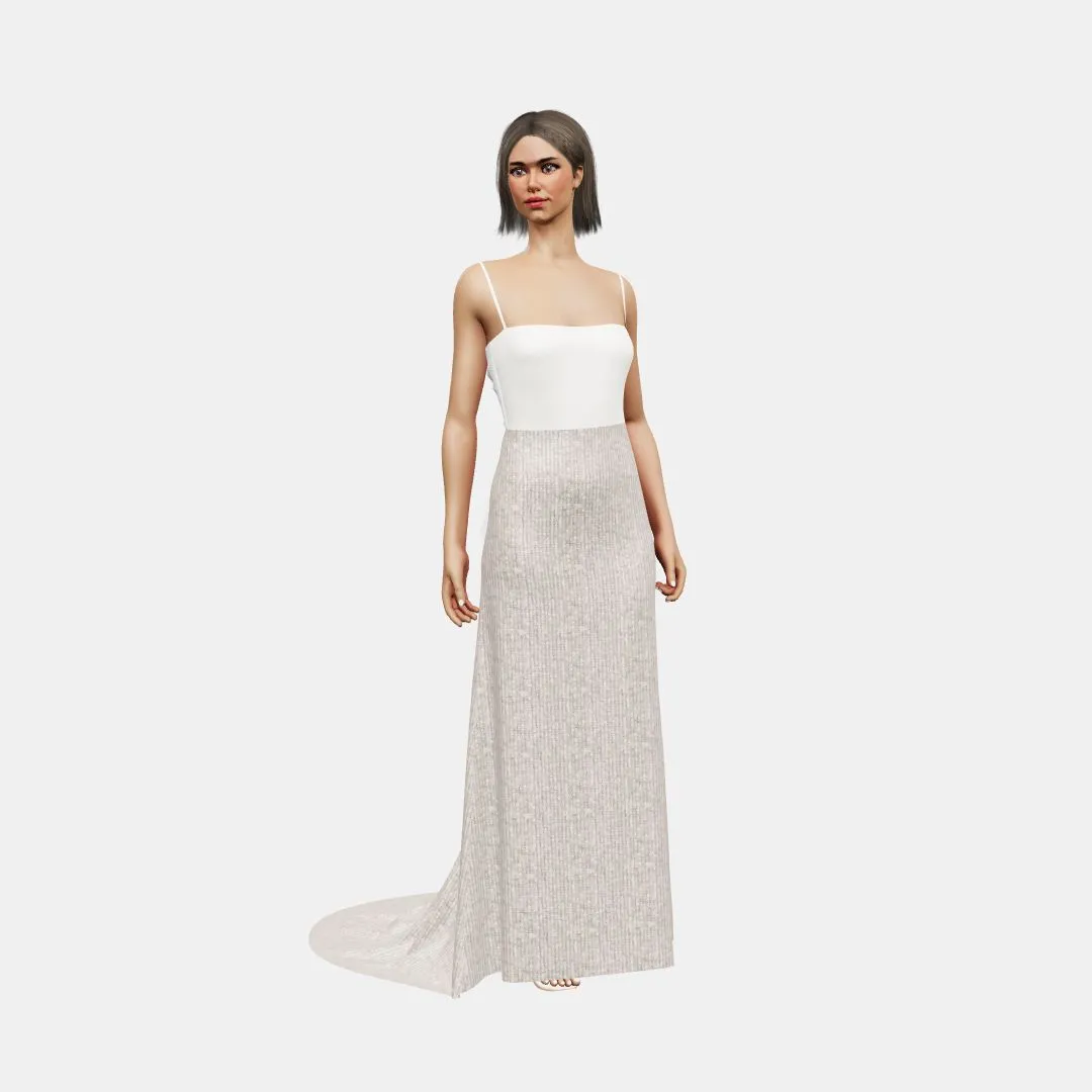Bandeau and ties   column