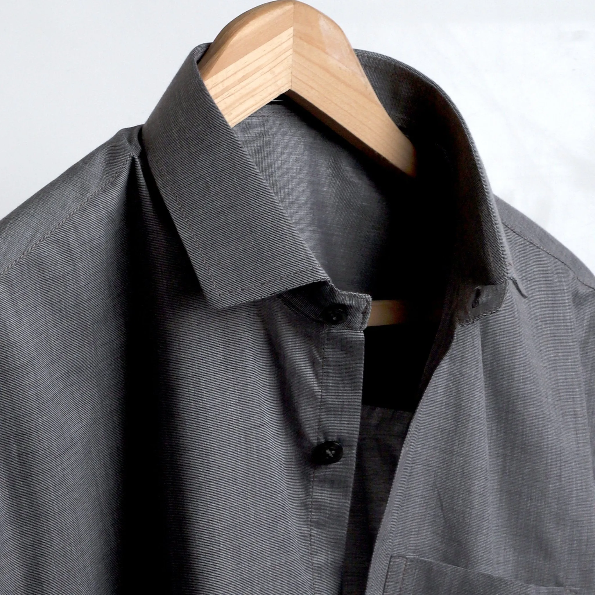 Charcoal Cotton Shirt