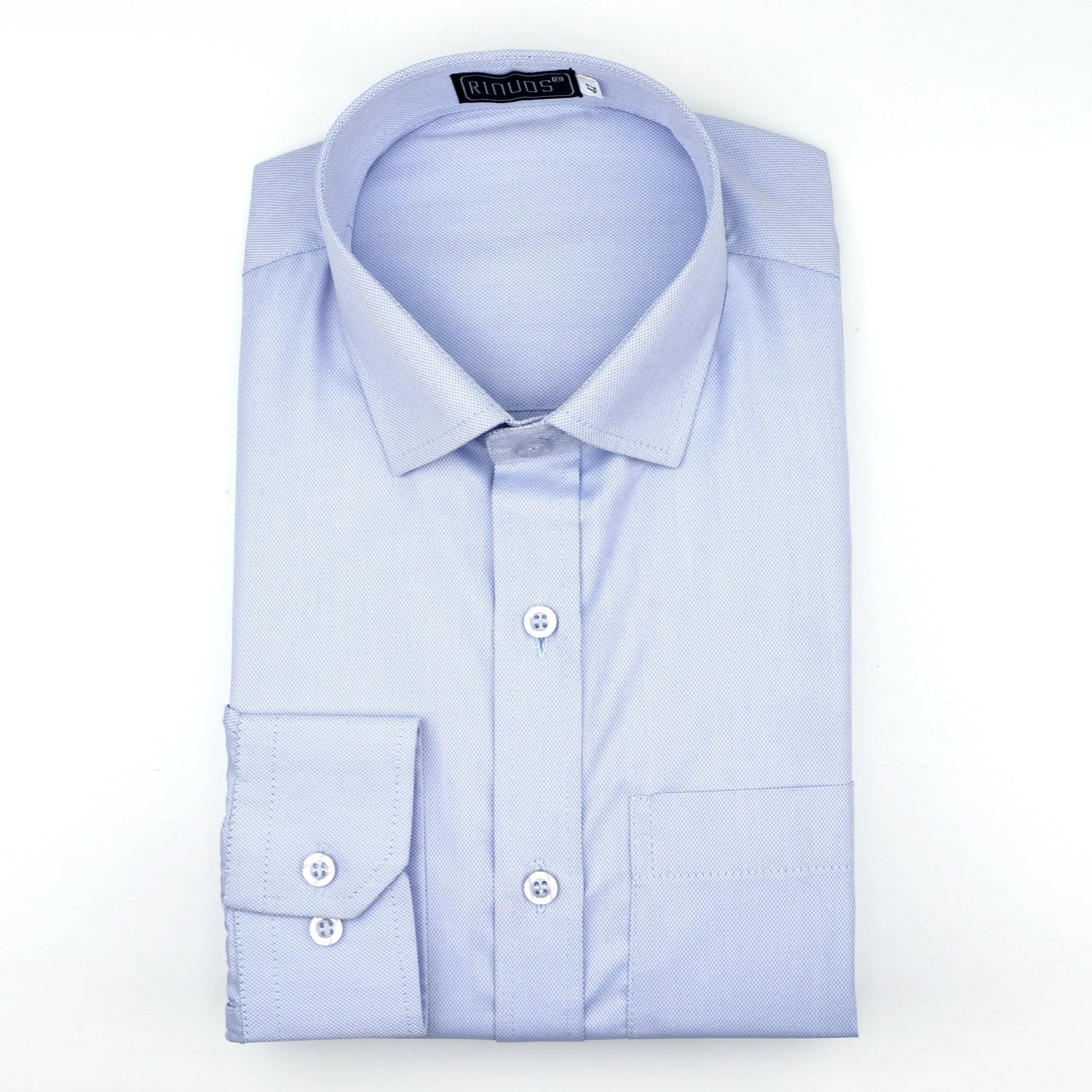 Classic Blue Cotton Shirt