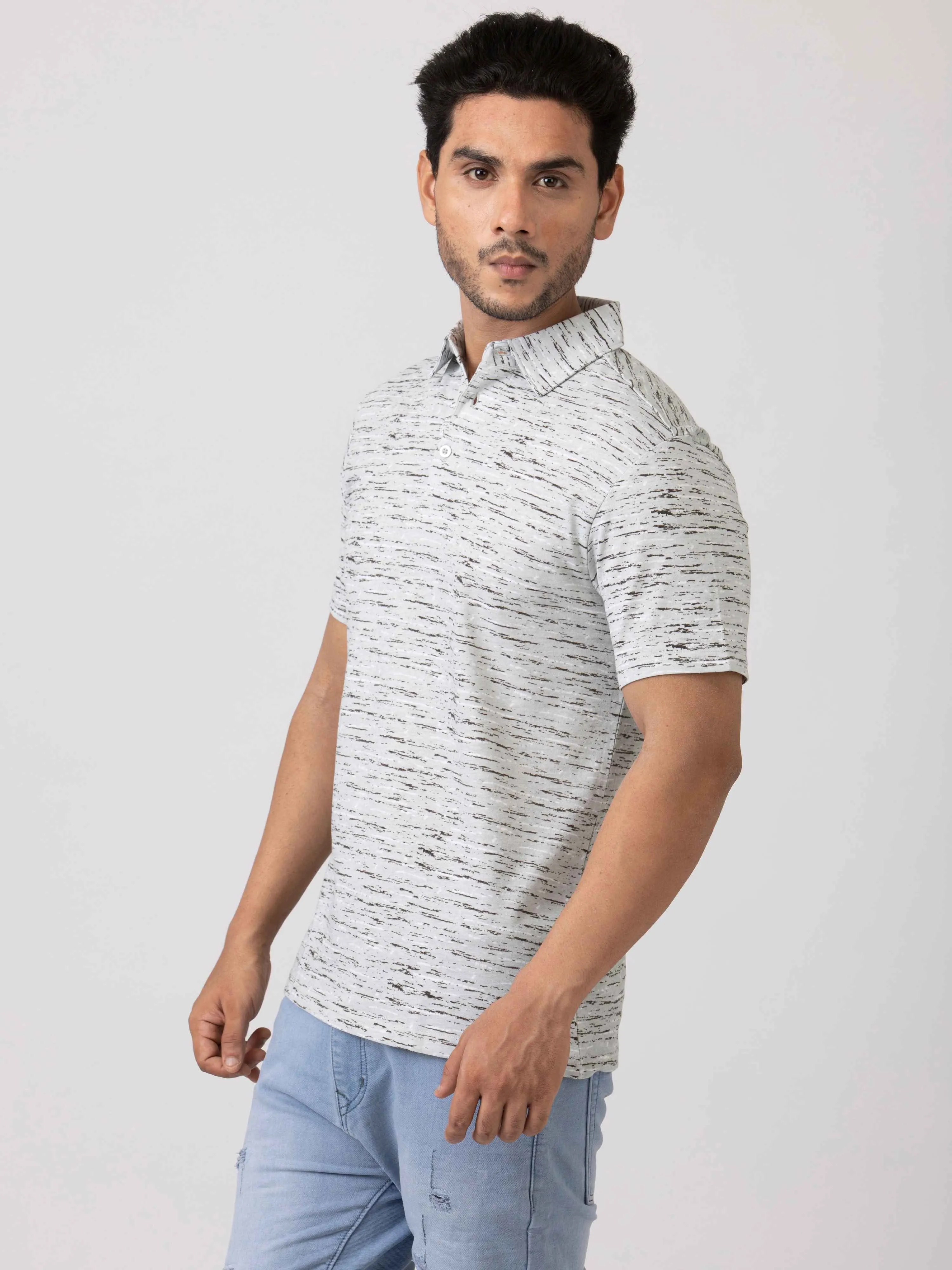 Cool & Comfortable 100% Cotton Mens Collar T-Shirt