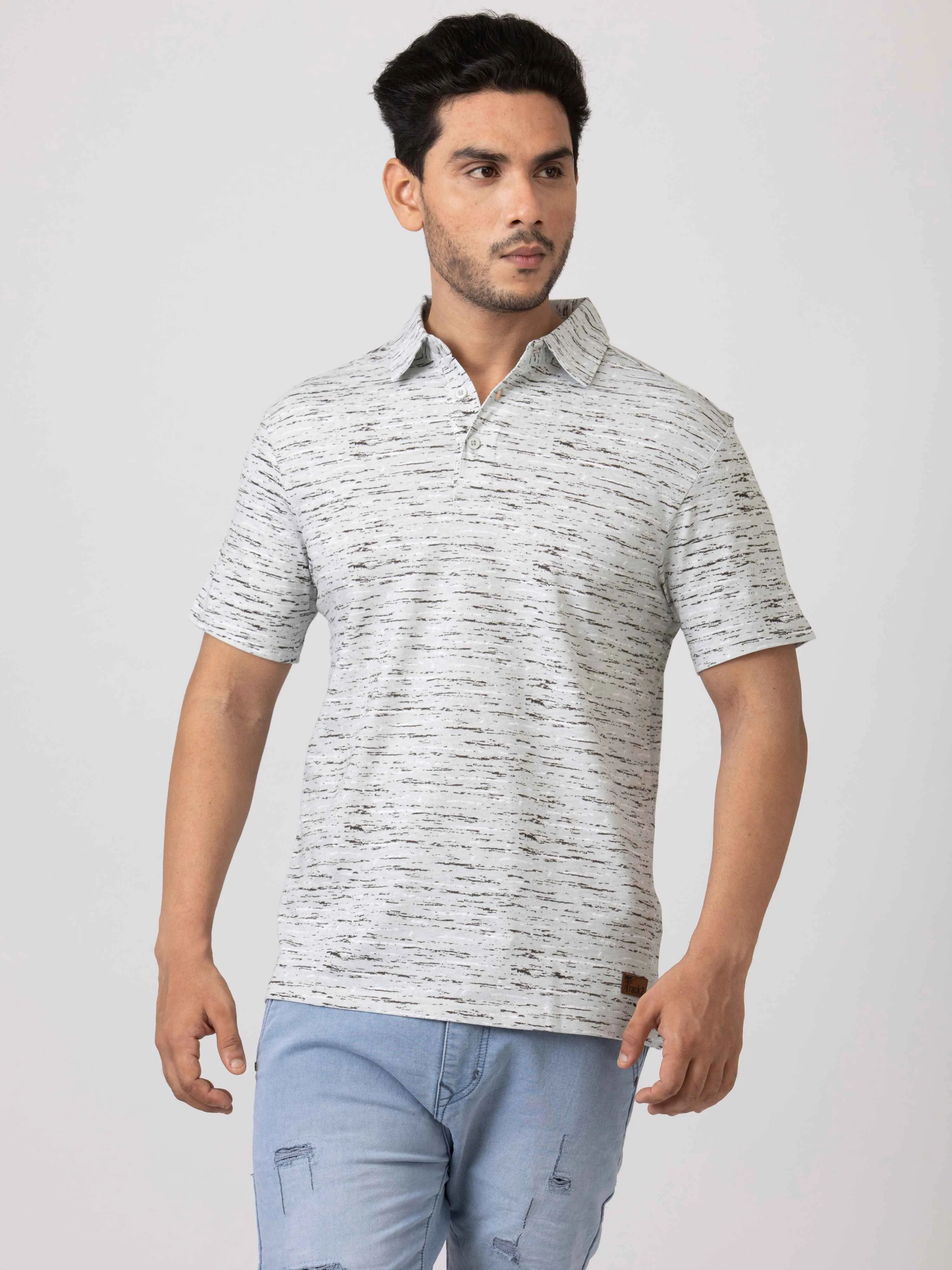 Cool & Comfortable 100% Cotton Mens Collar T-Shirt