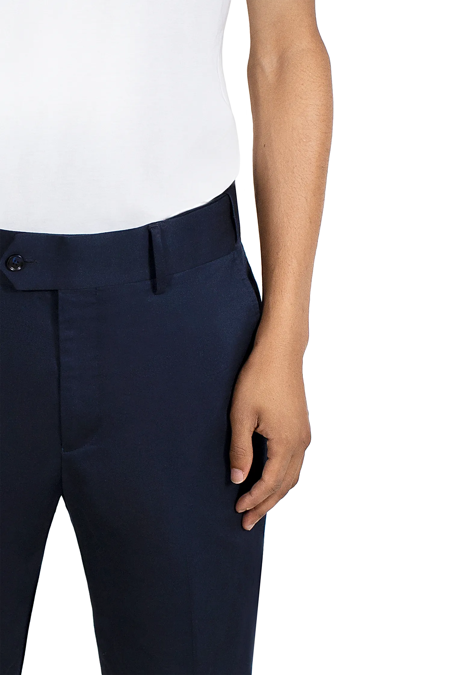 Cotton Chinos in Navy