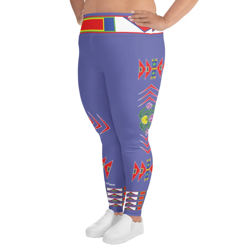 Gratitude Peri Plus Size Leggings