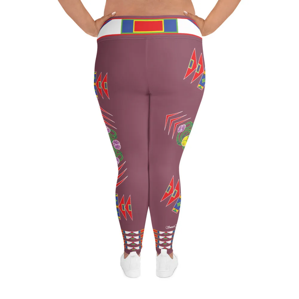 Gratitude Rose Plus Size Leggings