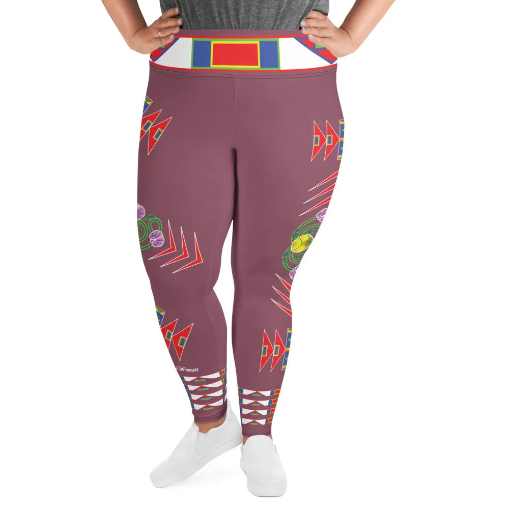 Gratitude Rose Plus Size Leggings