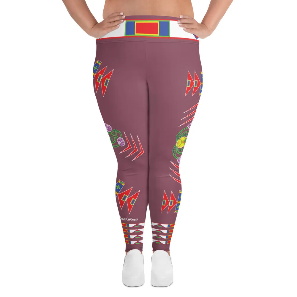 Gratitude Rose Plus Size Leggings