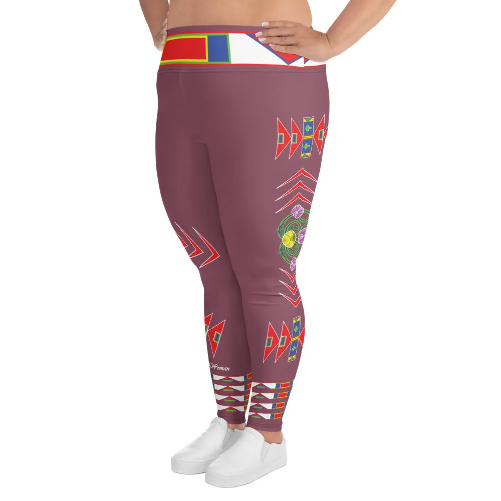 Gratitude Rose Plus Size Leggings