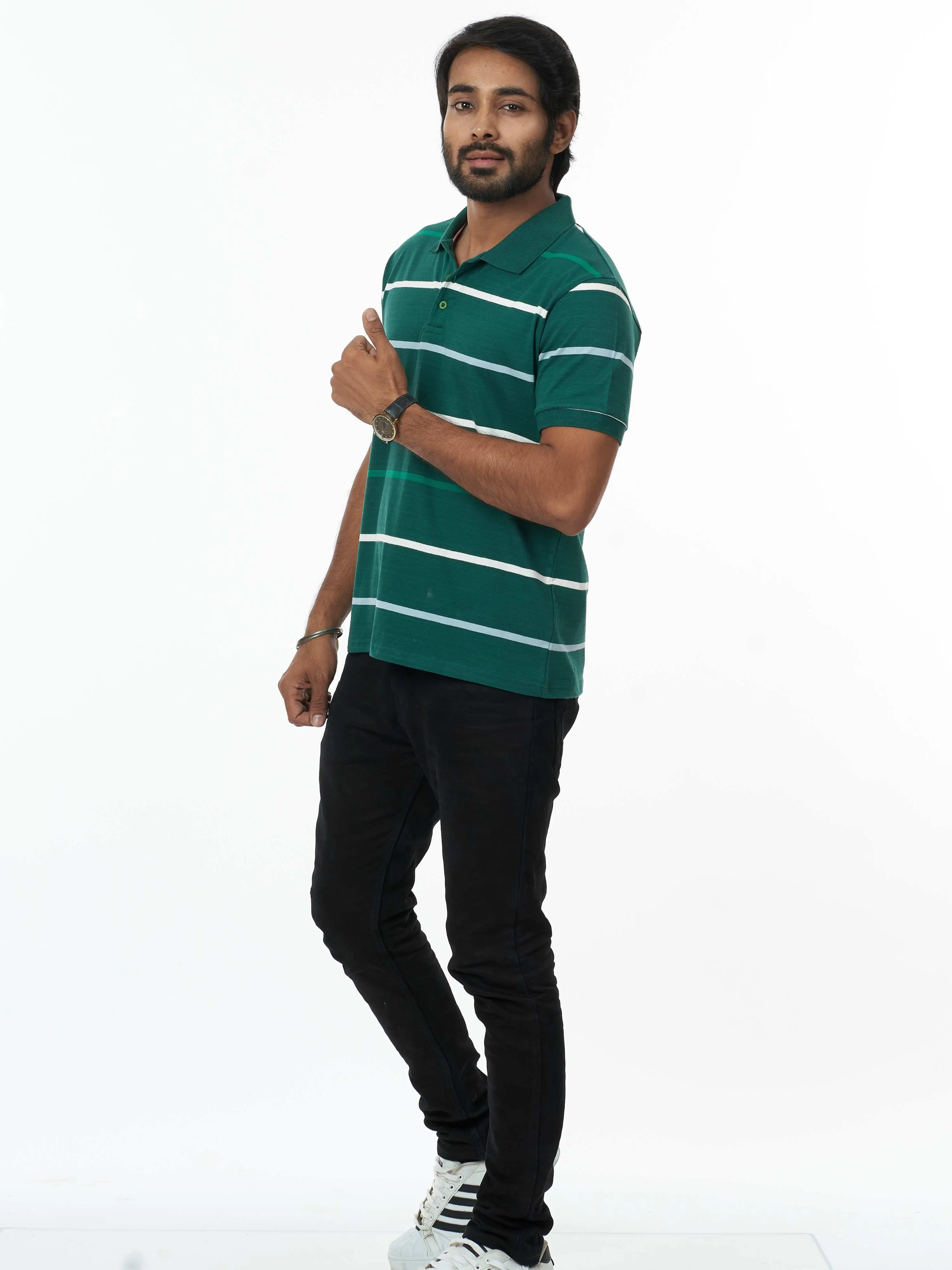 Greenfields Classic & Comfortable 100% Cotton Men's Collar T-Shirt
