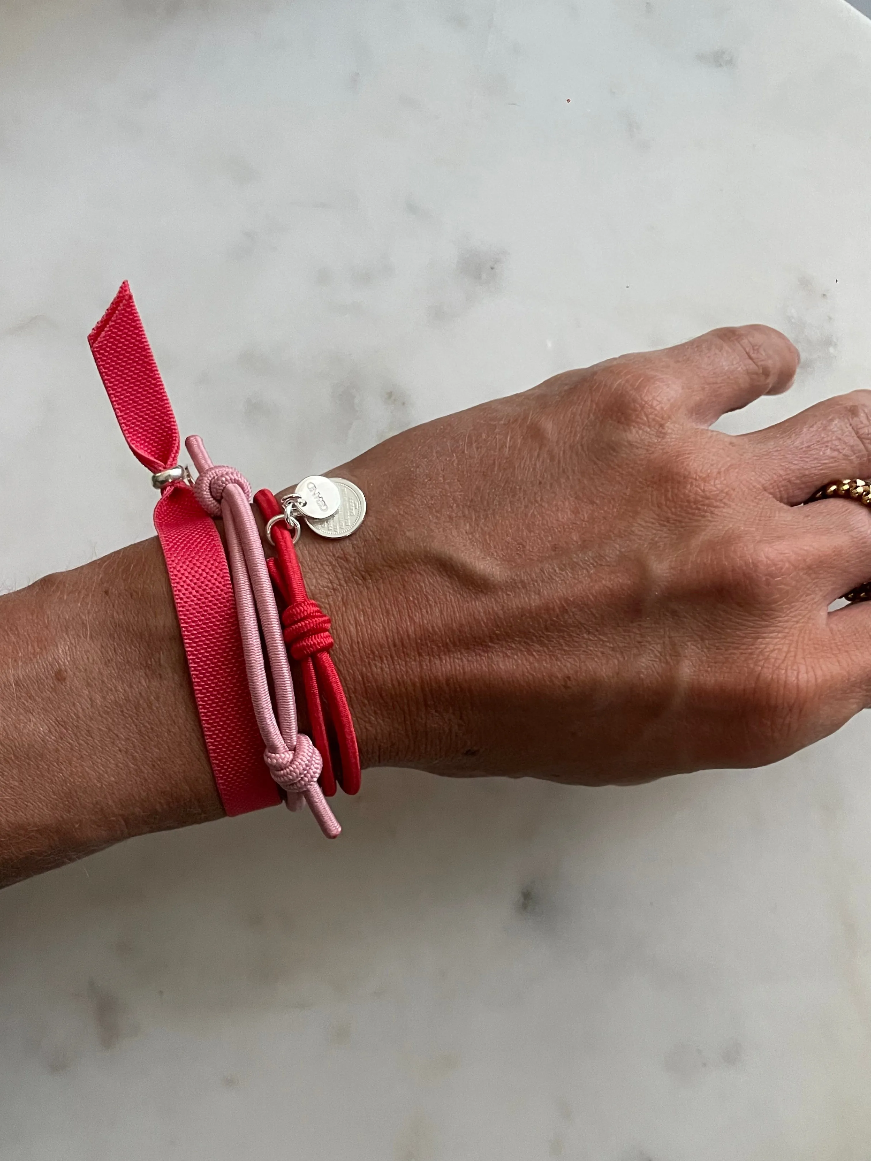KNOT BRACELET LIGHT PINK