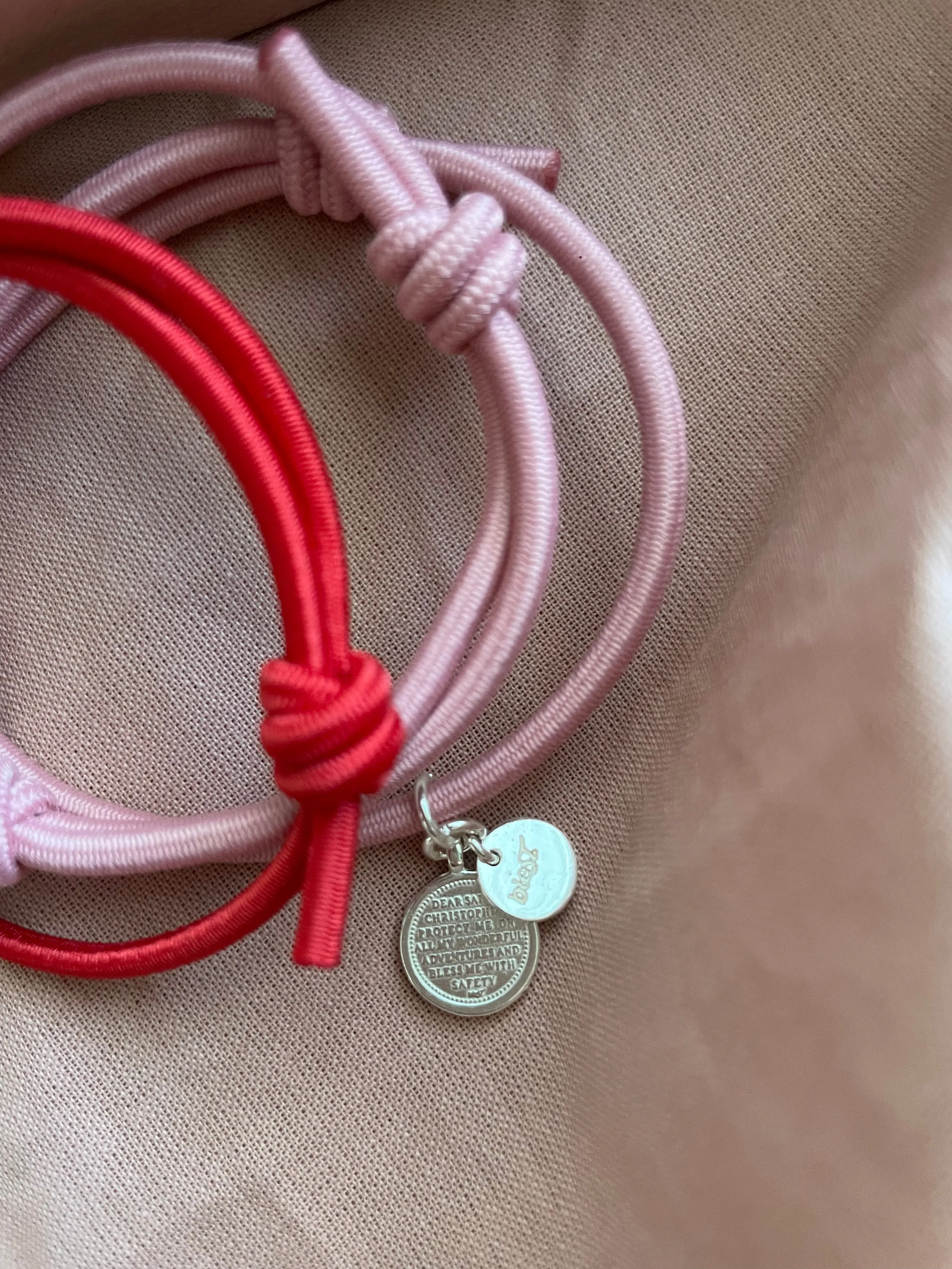 KNOT BRACELET LIGHT PINK