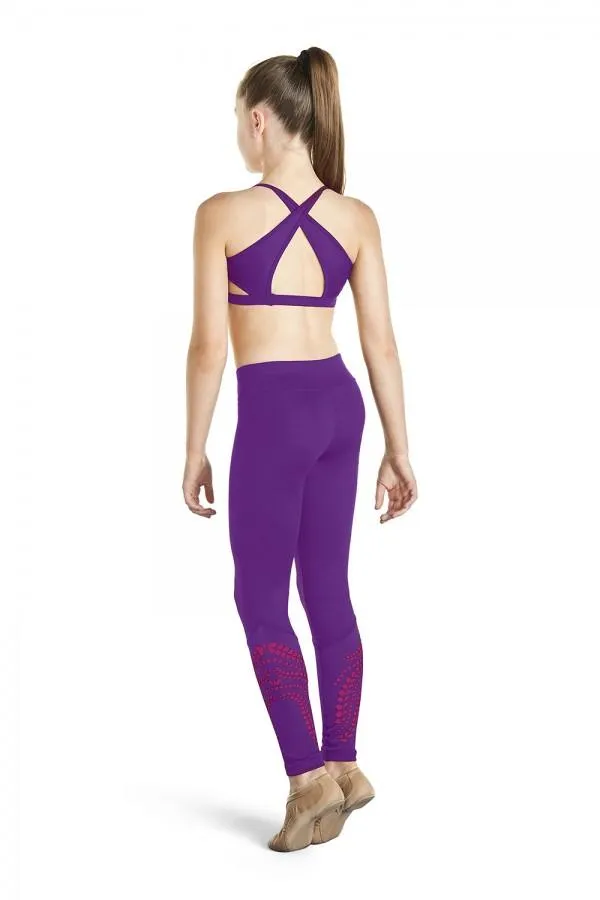 Laser Cut Girl's Leggings