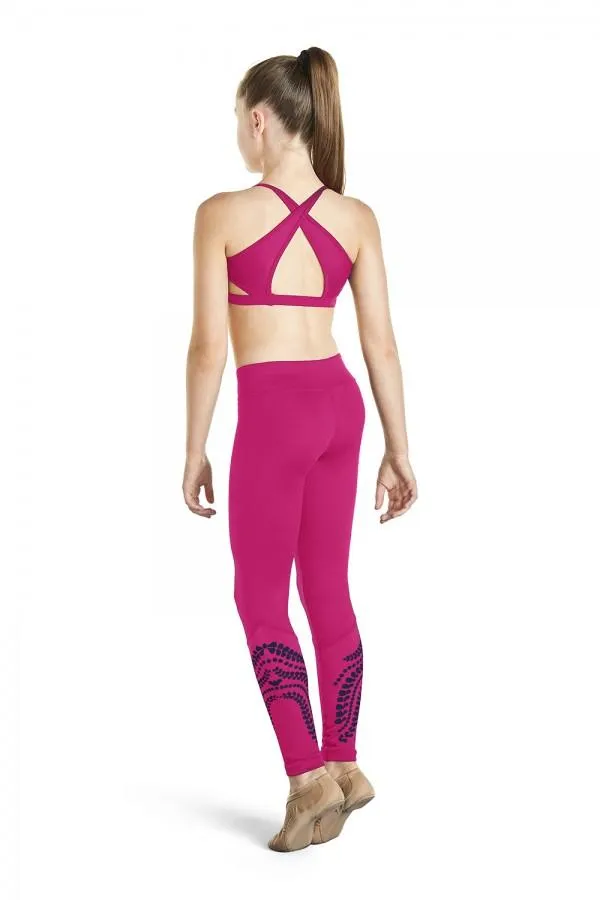 Laser Cut Girl's Leggings