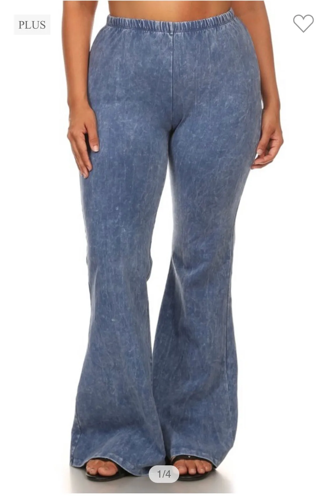 Light Mineral Wash Bell Bottoms