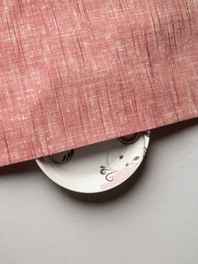 Light Pink Color Plain Traditional Khadi