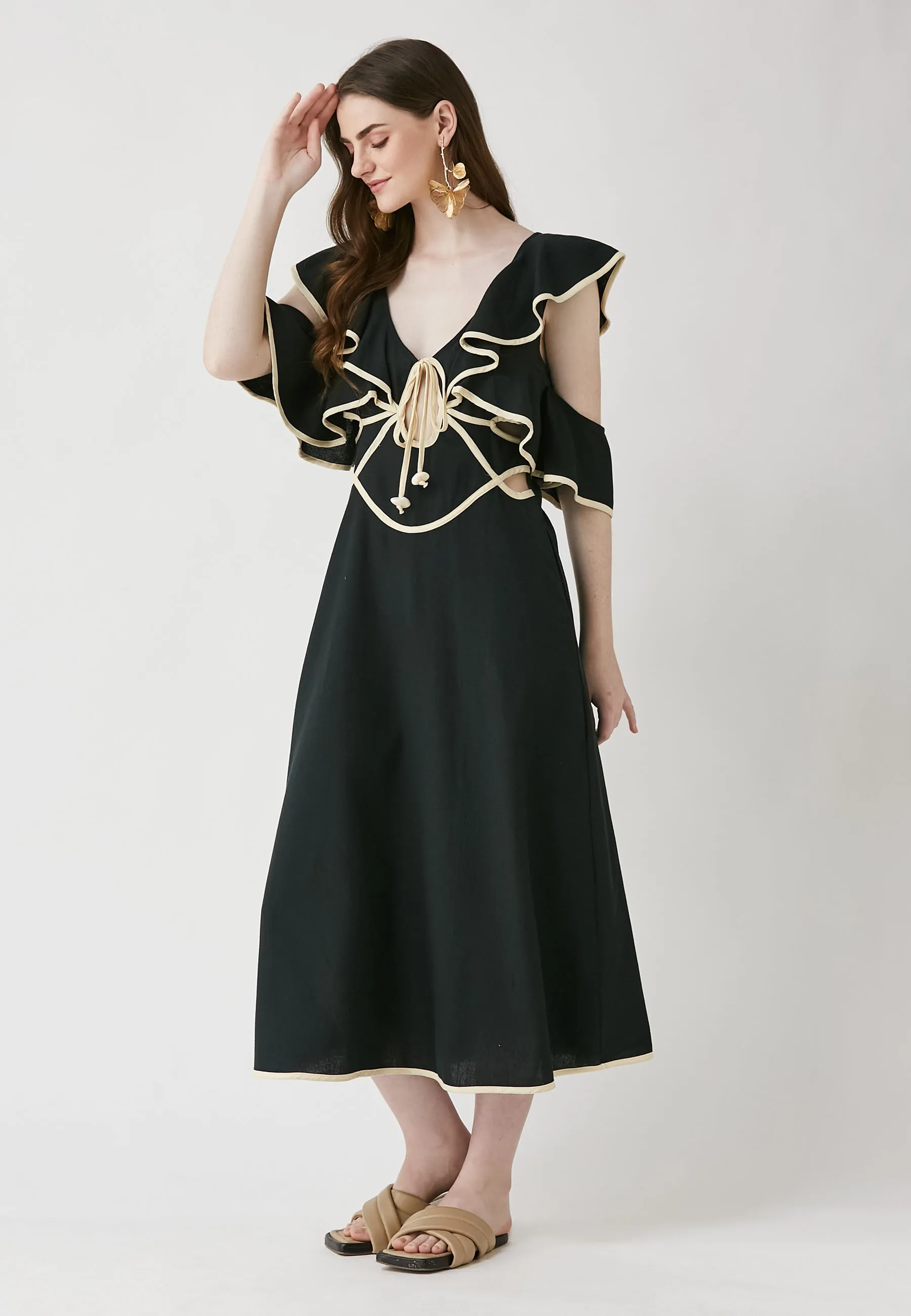 Oasis Black Dress