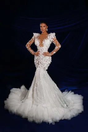 Paulina O-Neck Wedding Dress