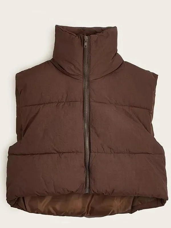 Stand Collar Elegant Down Warm Jacket