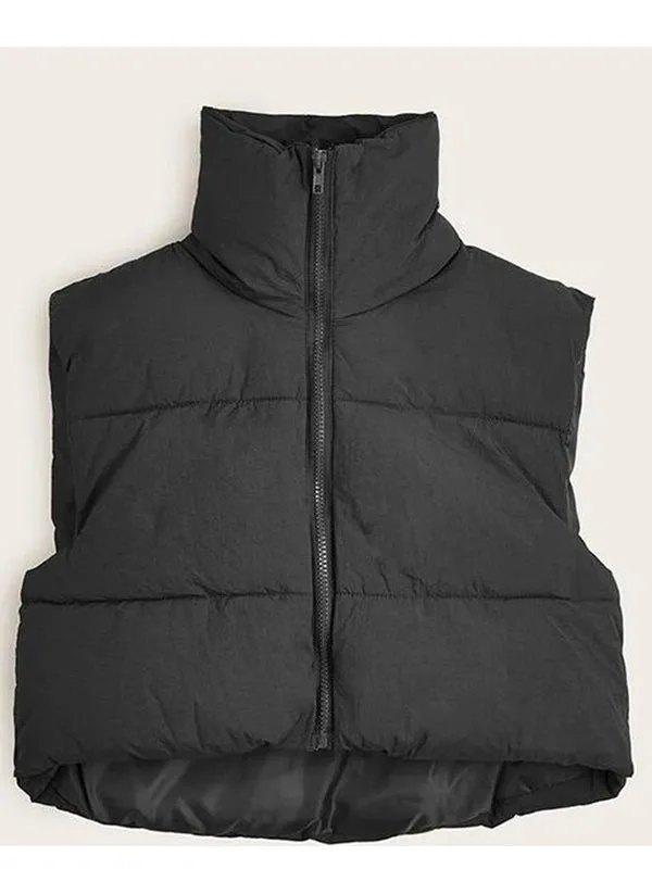 Stand Collar Elegant Down Warm Jacket