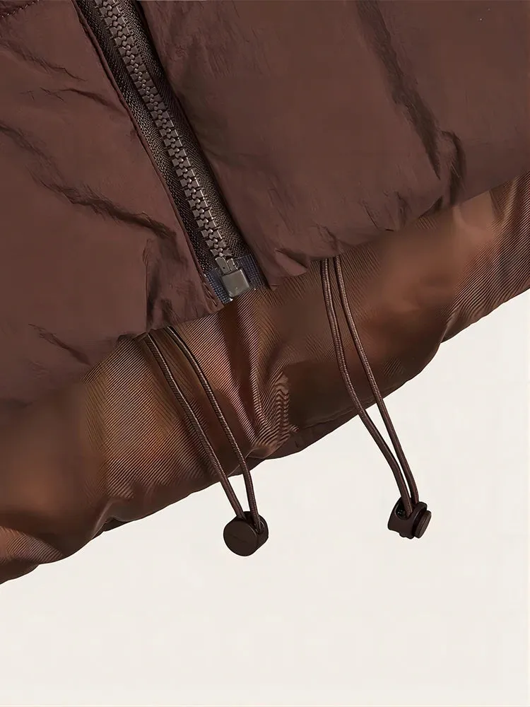 Stand Collar Elegant Down Warm Jacket