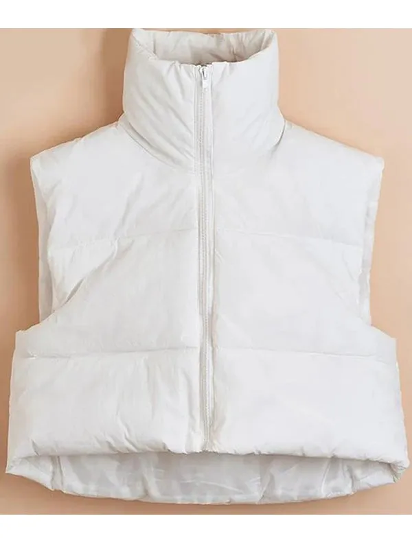 Stand Collar Elegant Down Warm Jacket