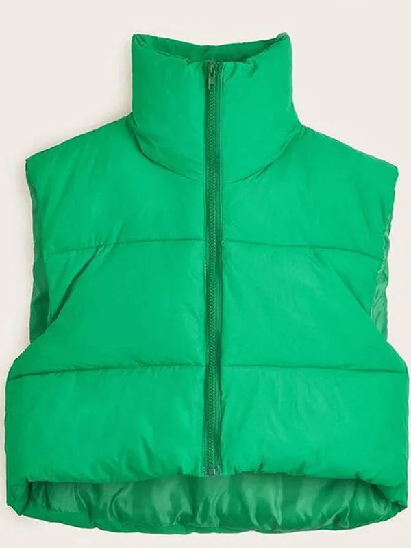 Stand Collar Elegant Down Warm Jacket