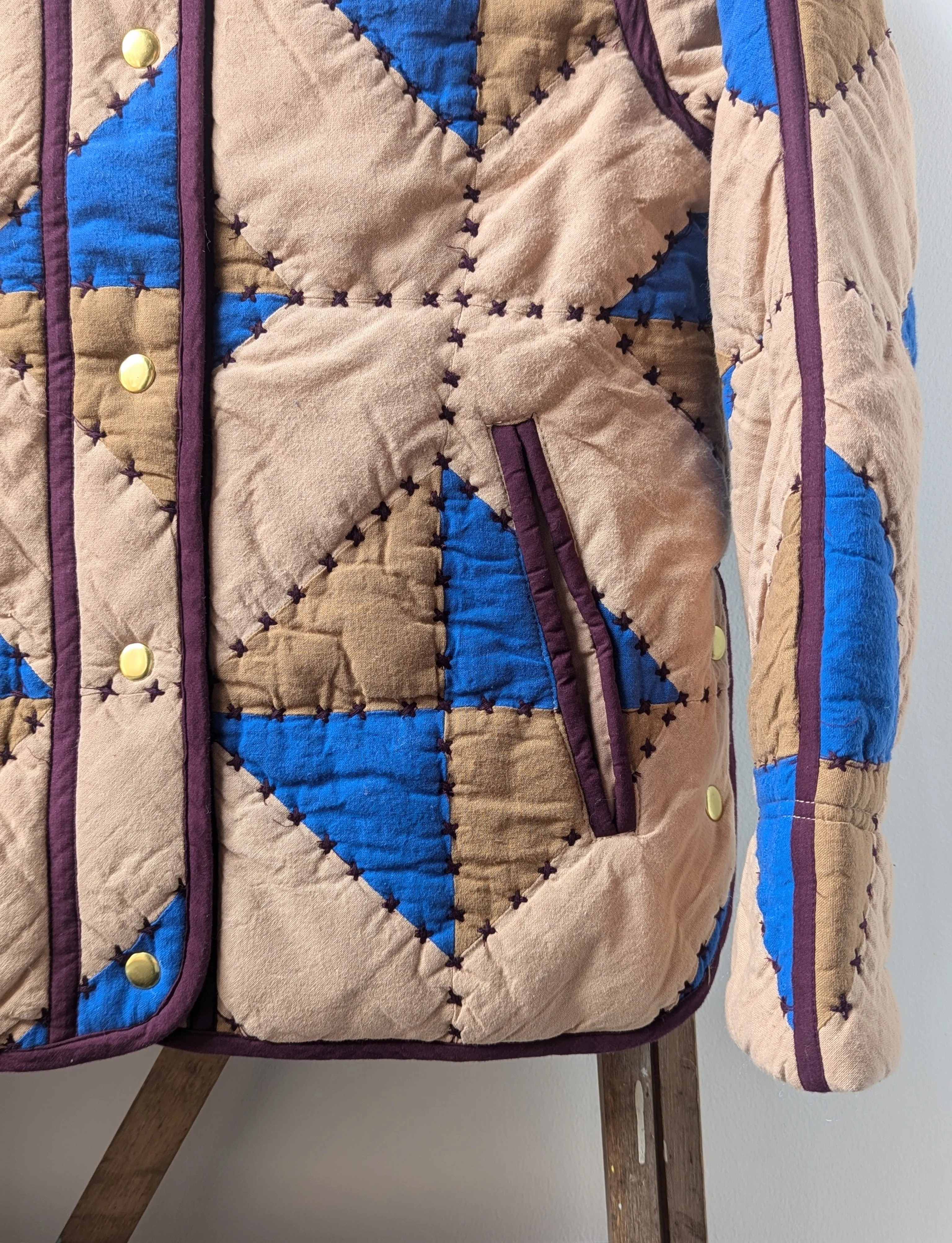 Vulca Losange Multi-Coloured Quilted Jacket
