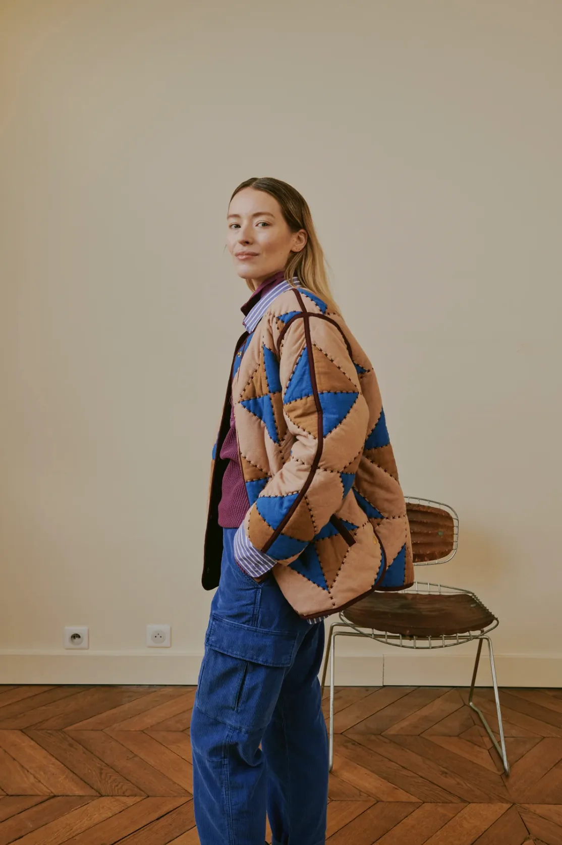 Vulca Losange Multi-Coloured Quilted Jacket